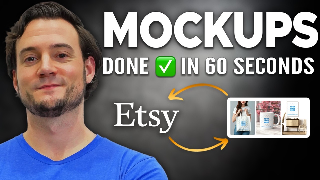 How I Create Stunning Product Mockups & Sync to Etsy in Seconds⌚