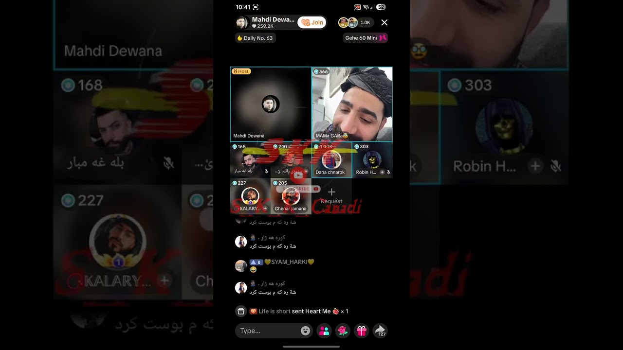 لایڤی تازە دانای چنارۆک بلە غەمبار مەهدی دێوانە 😂😂😂😂