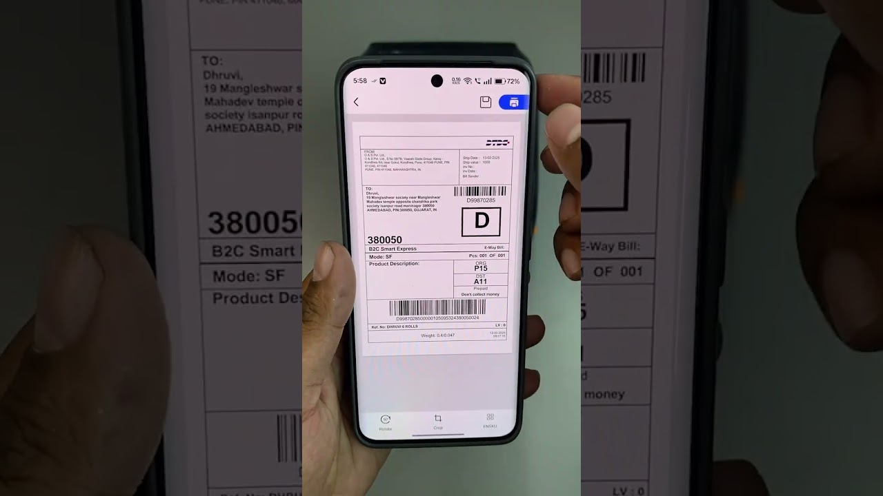 How to Print Shipping Label From Mobile?