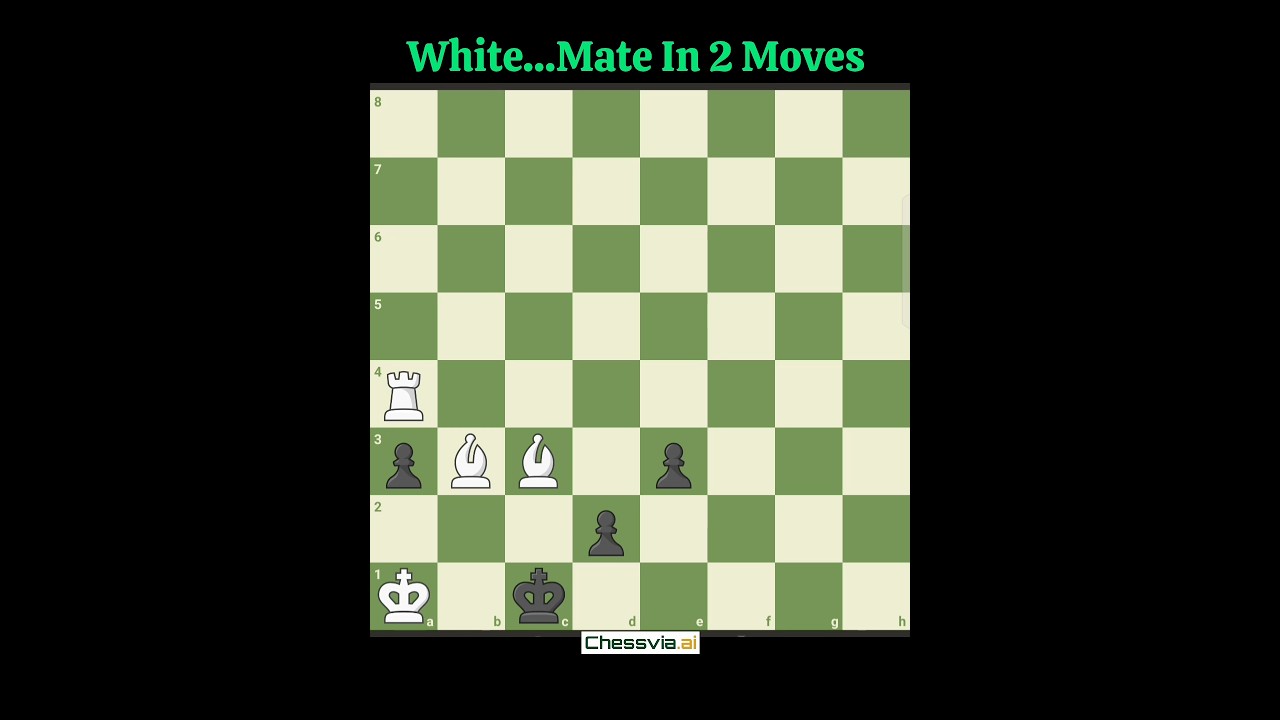 White To Move.Mate In 2 #rook #chess #lichesstitledarena #chessmaster #swisschess