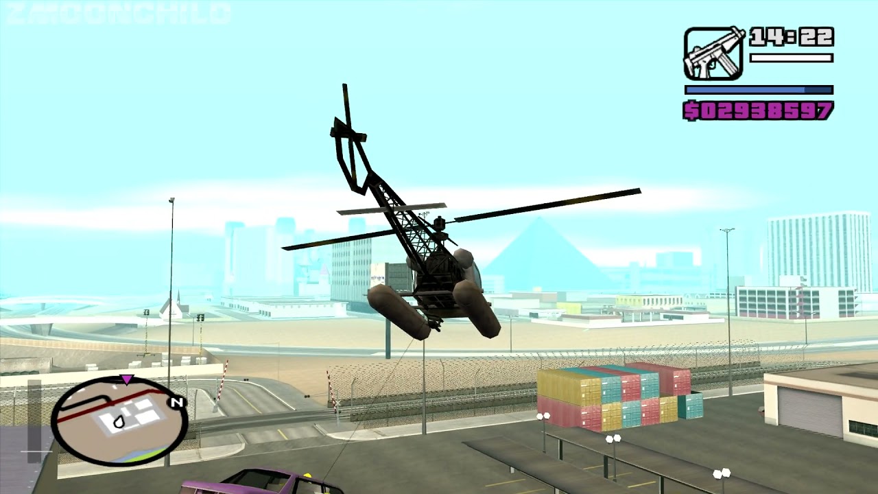 Rainbomizer -GTA San Andreas - Up, Up and Away! - Heist mission 5 - video #2