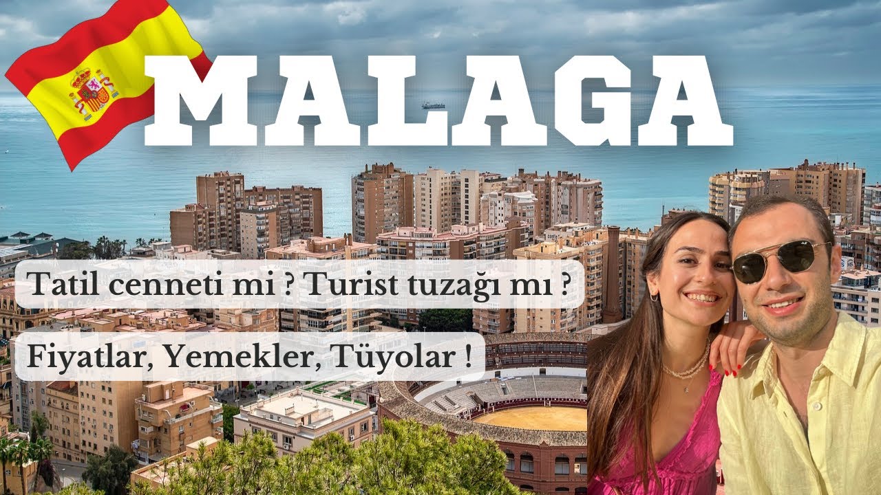 Malaga Gezi Rehberi 2025 🇪🇸| En G&uuml;zel Sahiller, Tapaslar ve Gizli Noktalar | 4K