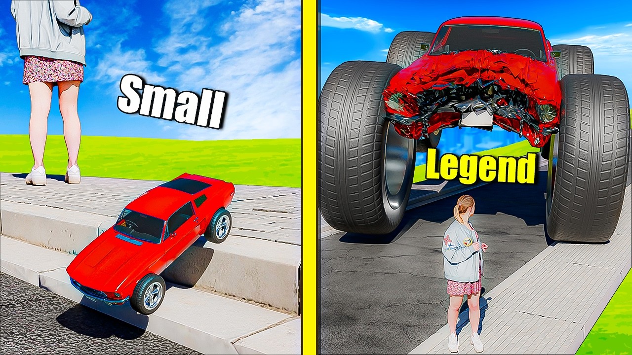 Every time I crash my car gets bigger in GTA 5