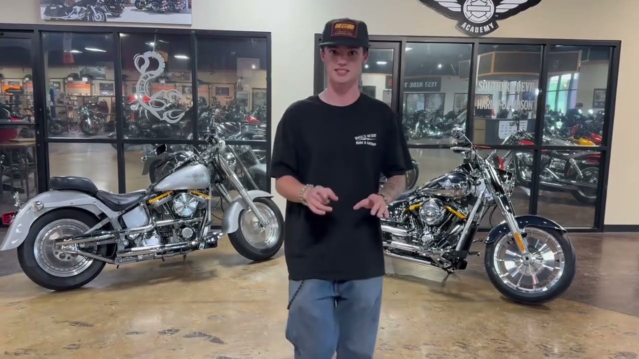 1990 vs 2025 Gray Ghost Fat Boy – Harley-Davidson Icons Side by Side at Southern Devil