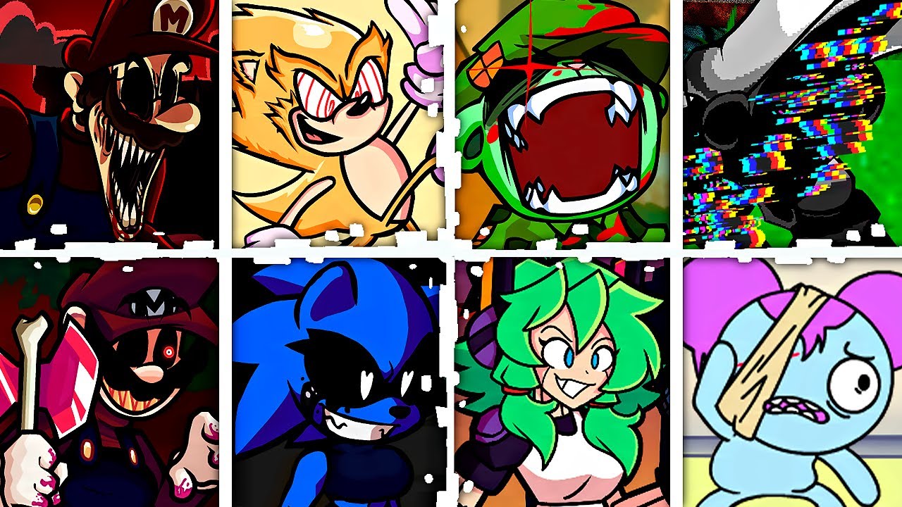 IT'S A ME V2 but Every Turn a Different Character Sings 🎶⚡ (FNF Mario Madness v2 )
