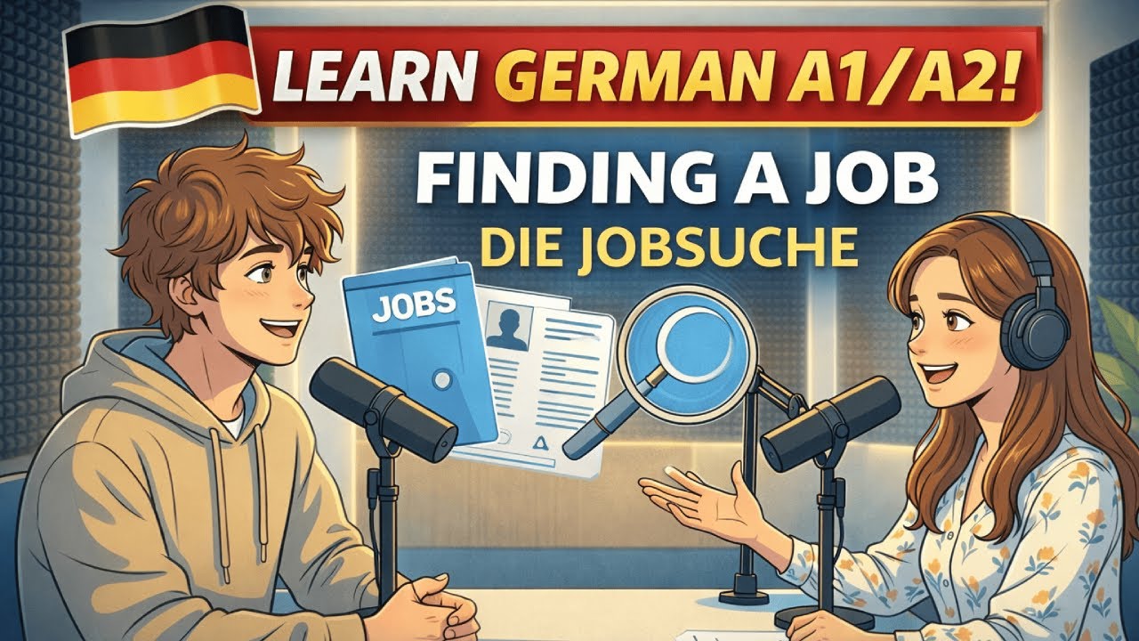 Learn German A1/A2: Finding a Job (Die Jobsuche) | Slow German Podcast Ep. 21