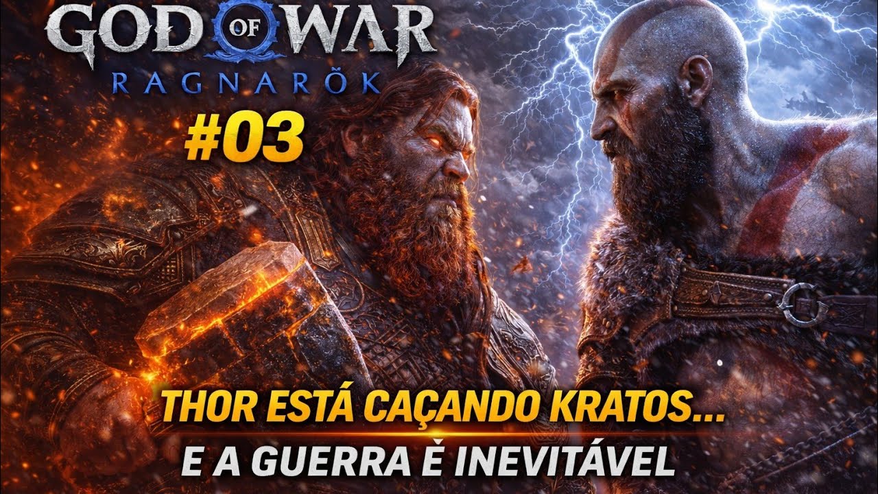 God of War Ragnarok #03: A Jornada de Kratos Continua | Gameplay Ao Vivo!