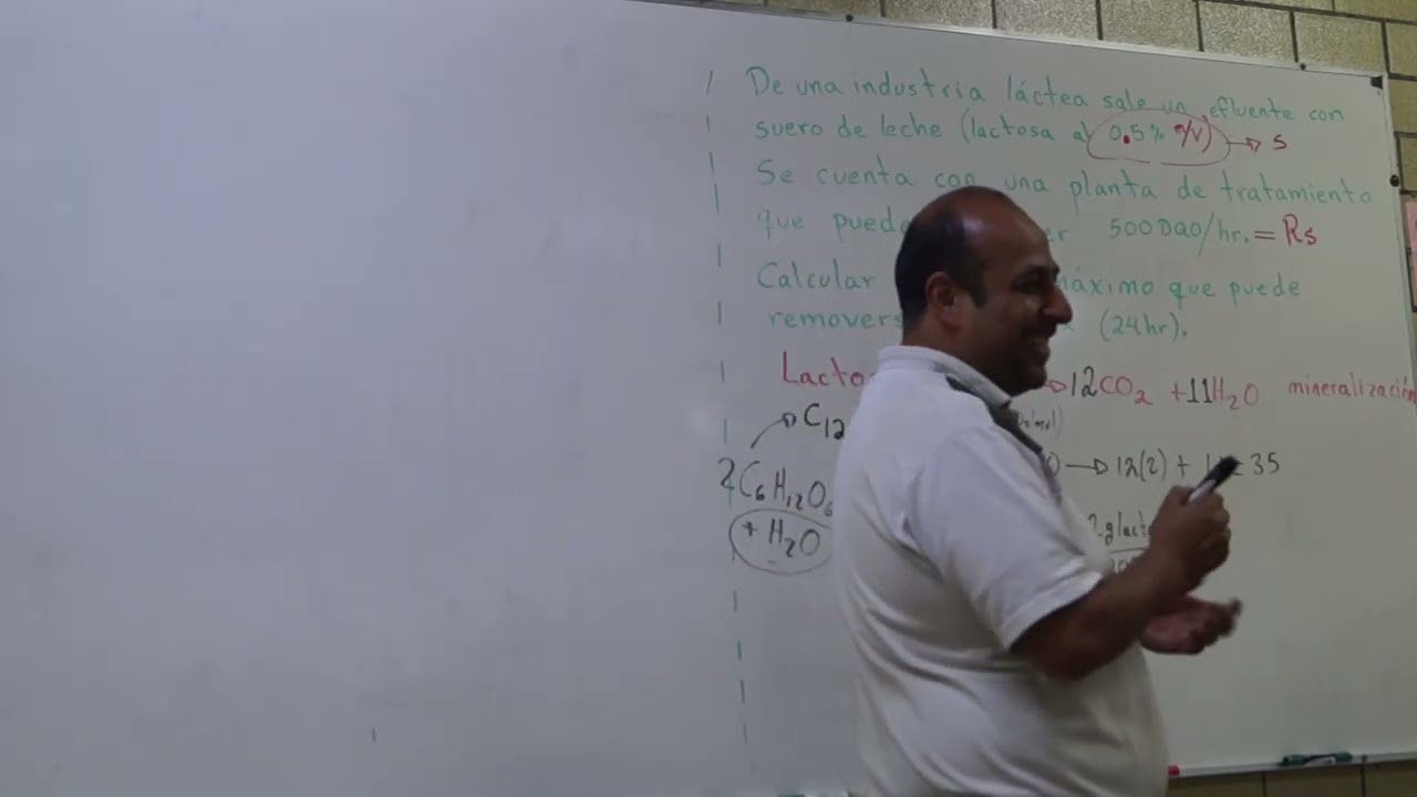 Ejercicio de velocidad de consumo de sustrato (en forma de DQO)