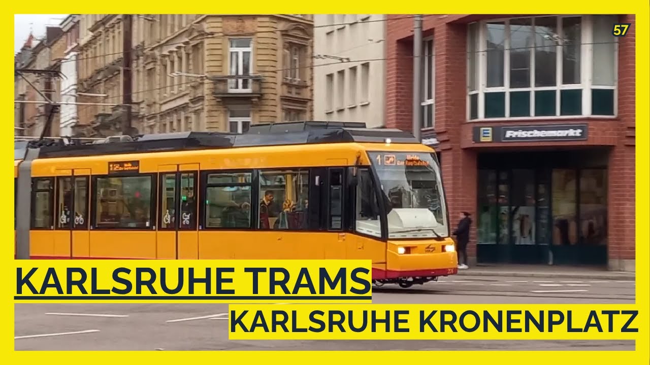 Straßenbahn Karlsruhe in Kronenplatz