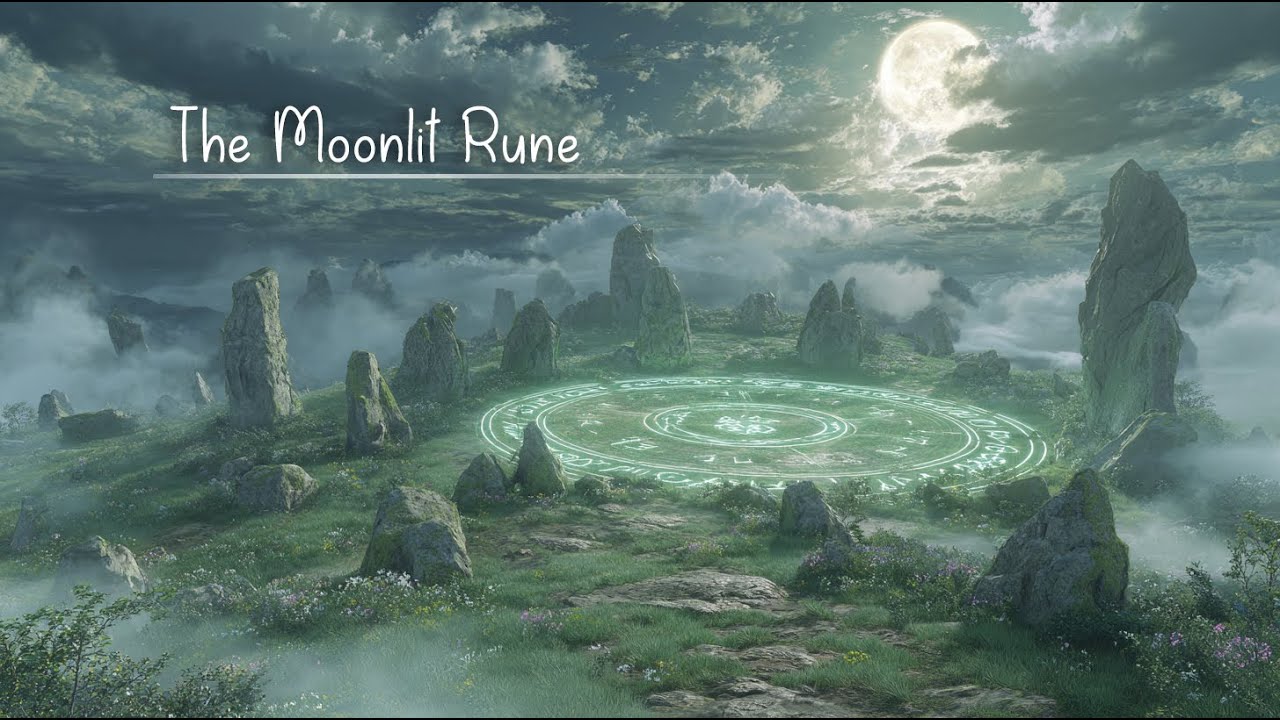 Mystical Fantasy Celtic Music | The Moonlit Rune | 1 Hour of Relaxing, Studying, Sleeping Music