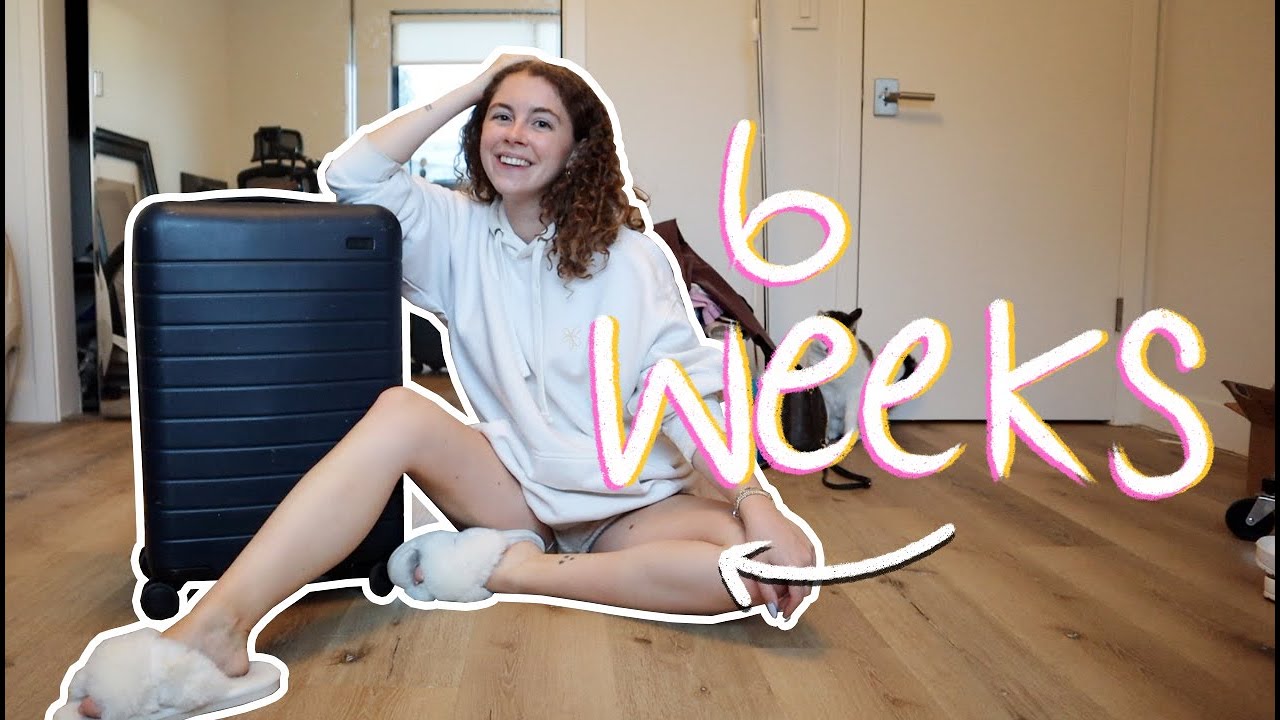 PACK WITH ME in a carry on for a SIX WEEK LONG TRIP!!! *stressful* lol