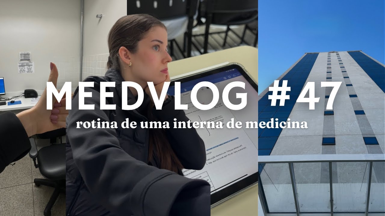 A VIDA DO SEXTO ANISTA NÃO É FÁCIL | MEEDVLOG #47 - ROTINA DE UMA INTERNA DE MEDICINA
