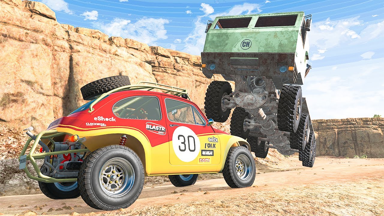 Cliff Drops #76 - BeamNG DRIVE | SmashChan