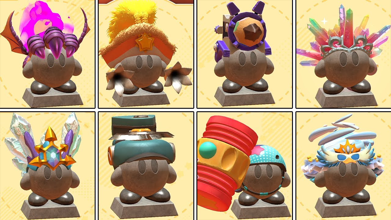 【ネタバレ注意】星のカービィディスカバリー【Switch】全コピー能力進化集(トレジャーロード) まとめ ニンテンドースイッチ