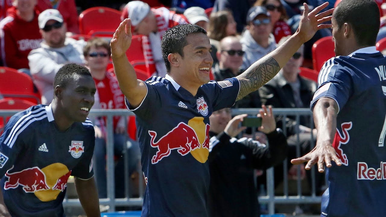 WATCH: Australian International Tim Cahill score twice for New York Red Bulls