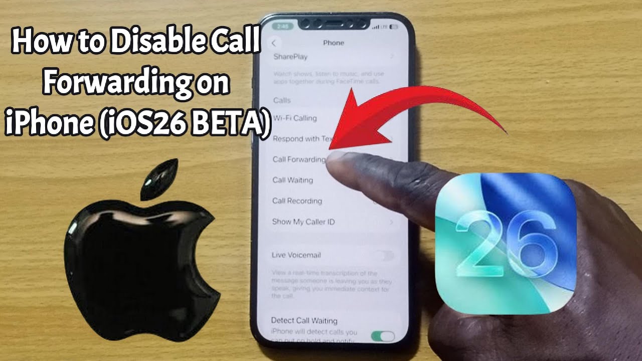 How to Disable Call Forwarding on #iPhone iOS26 BETA