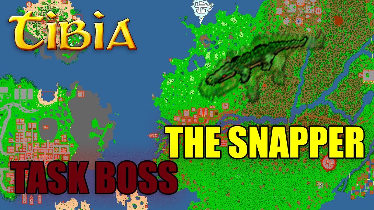 Aligator! Tibia - The Snapper - Task BOSS - Jak dość - PORADNIK