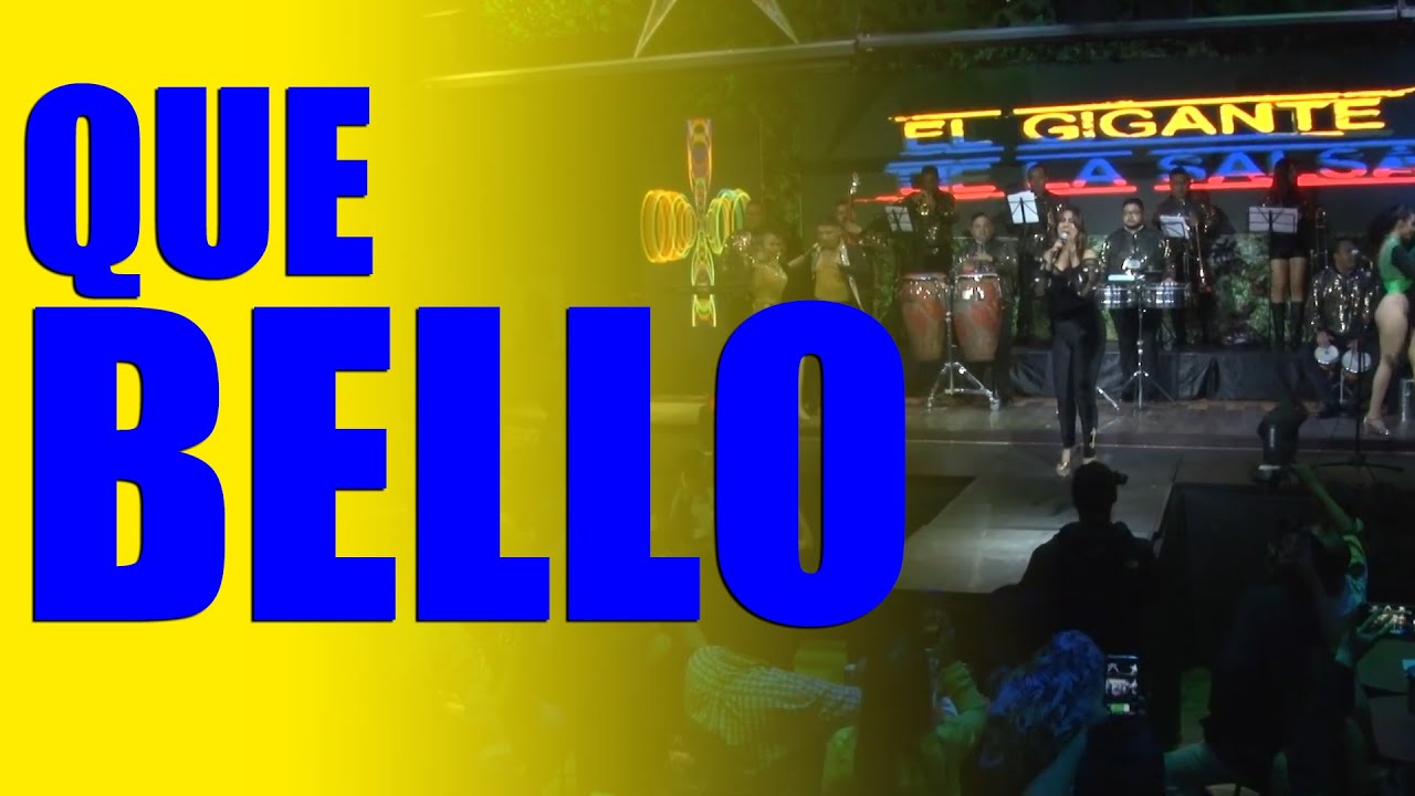 Francia Elena Ft. El Gigante De La Salsa - Que Bello | Salsa Romántica.