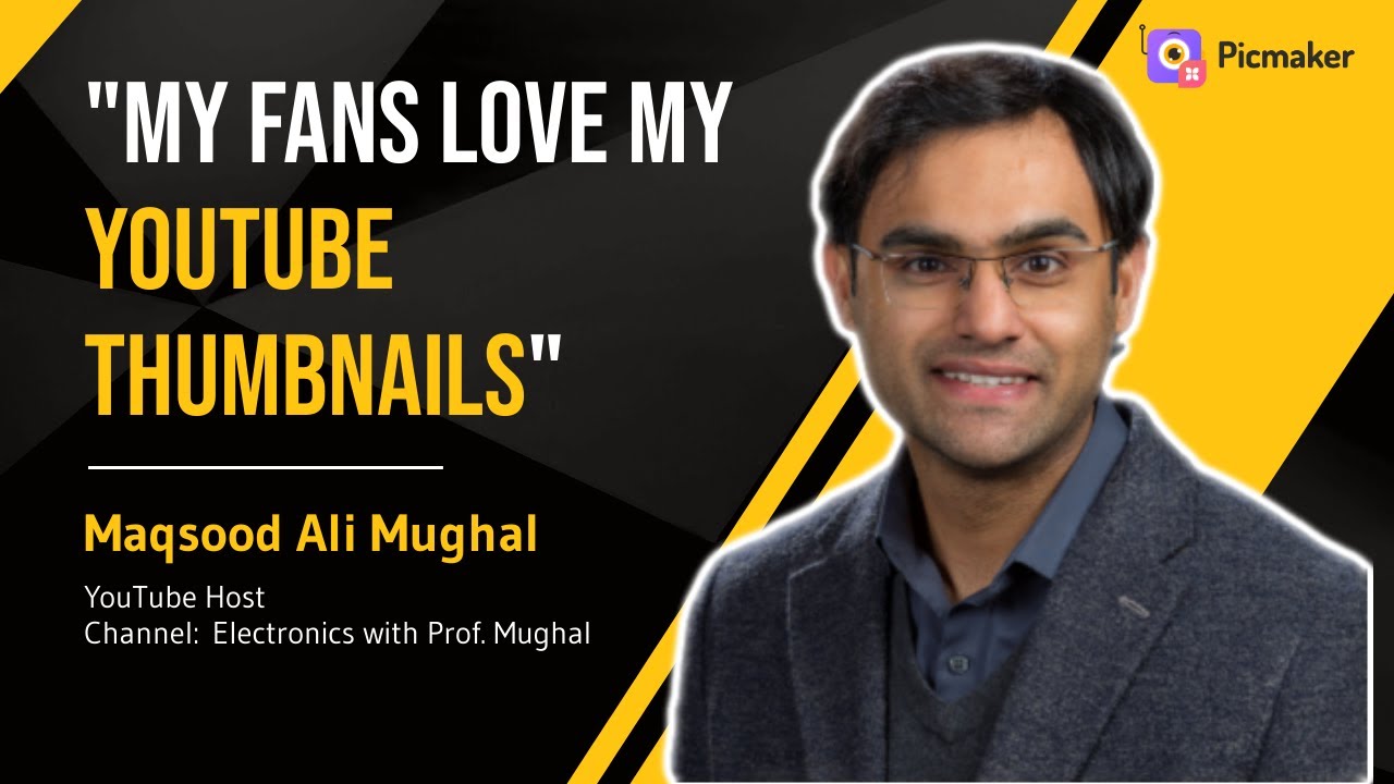 An electronics prof. explains how to make stunning YouTube thumbnails | Electronics with Prof Mughal