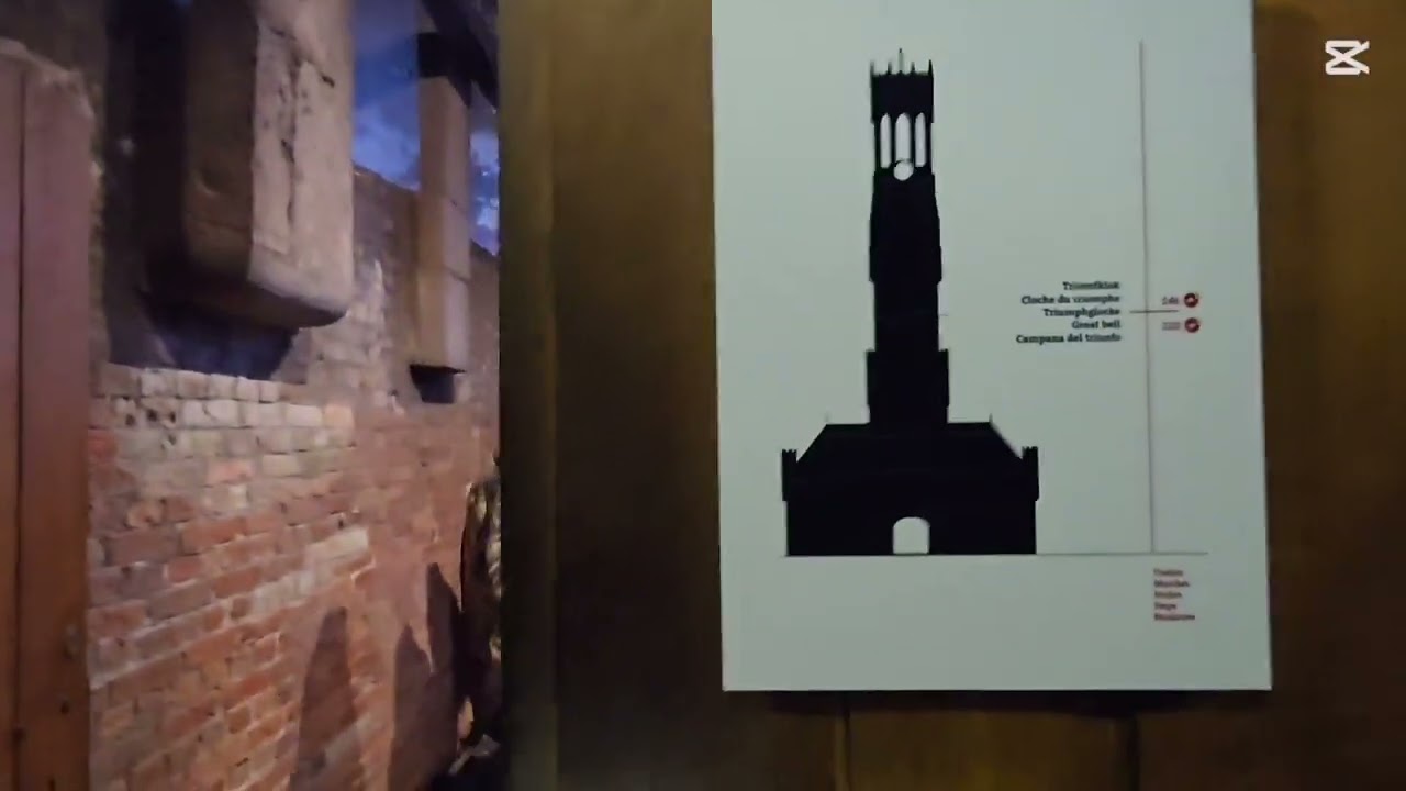 A video blog in Bruges, Belgium, at the Belfort Palace فلوغ بقصر بلفور بلجيكا بروج