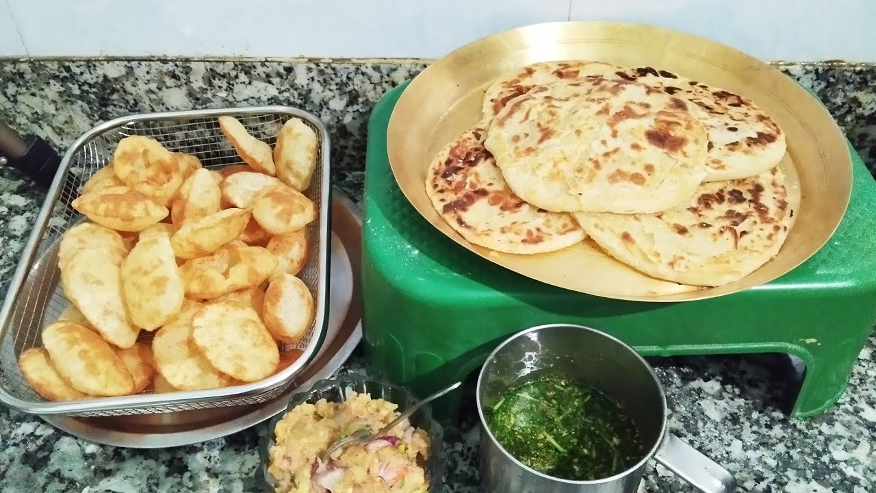 Pani puri and paratha@My Kitchen Vlog~ Cooking Channel