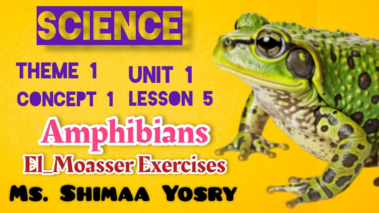 Amphibians | Science | Grade 4 | Unit one | Concept one | lesson 5 | El_Moasser Exercises | 2025