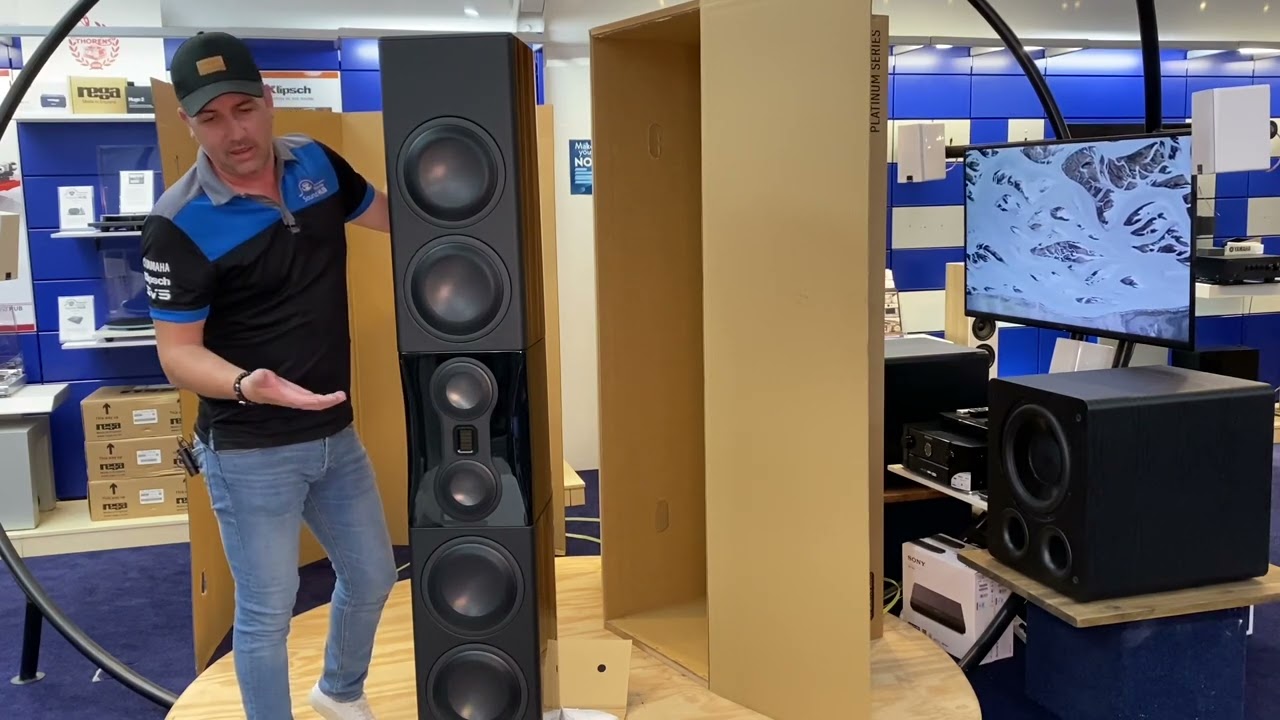 Monitor Audio platinum PL500 II relaxed unboxing / review by Brendon Gilbert from SoundHUB.co.nz