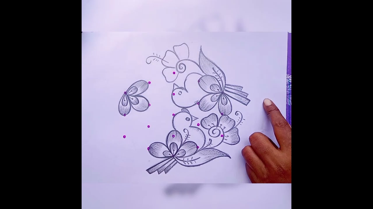 🌺 Daily 🌺 Sri Shylaja 's Art 🌺 creativity kolam 👍🌺 just 5 dots 🌺 different 🌺 simple pulli kolam 🌺