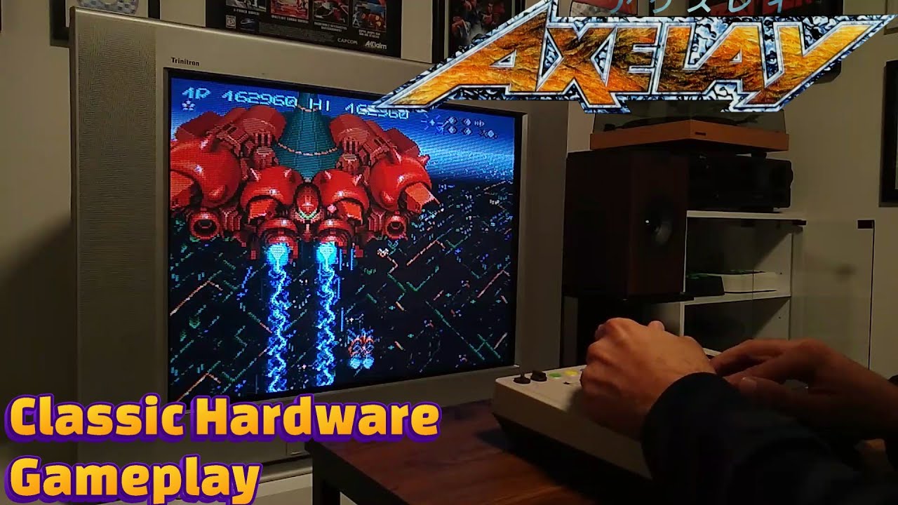AXELAY - Super Famicom - Sony Trinitron | Classic Hardware | Gameplay
