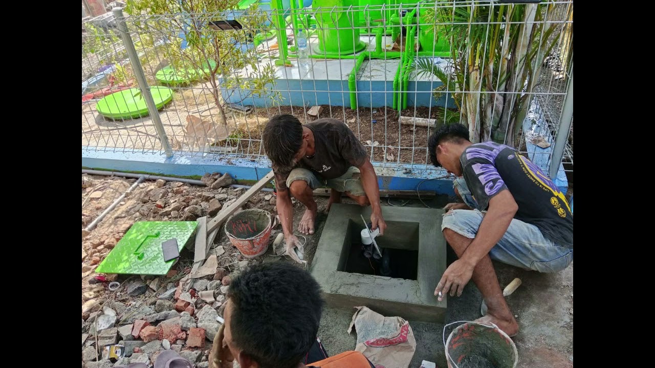 Perbaikan /Maintenance IPAL Puskesmas Maospati Pembuatan Pre Treatmen