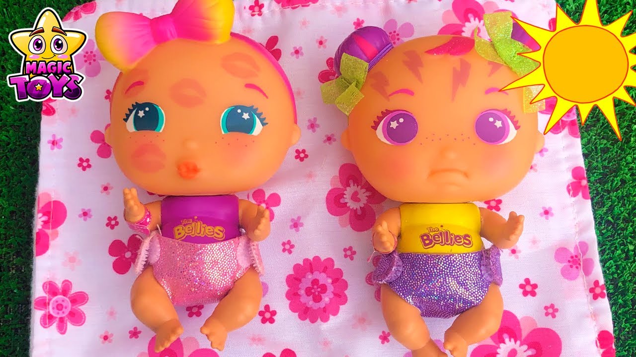 &iexcl;BELLIES Sunsurprise 🌞! Se ba&ntilde;an en la PISCINA Cambian de COLOR cuando toman el SOL