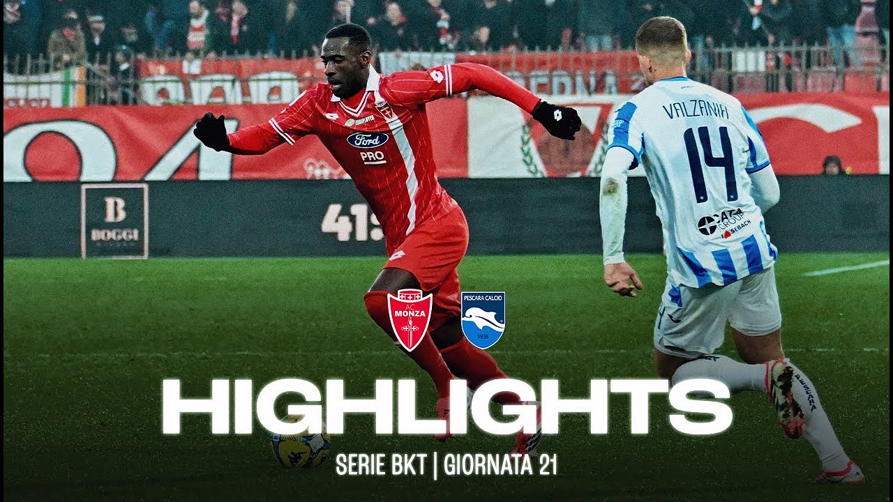 MONZA 3 - 0 PESCARA | HIGHLIGHTS SERIE BKT