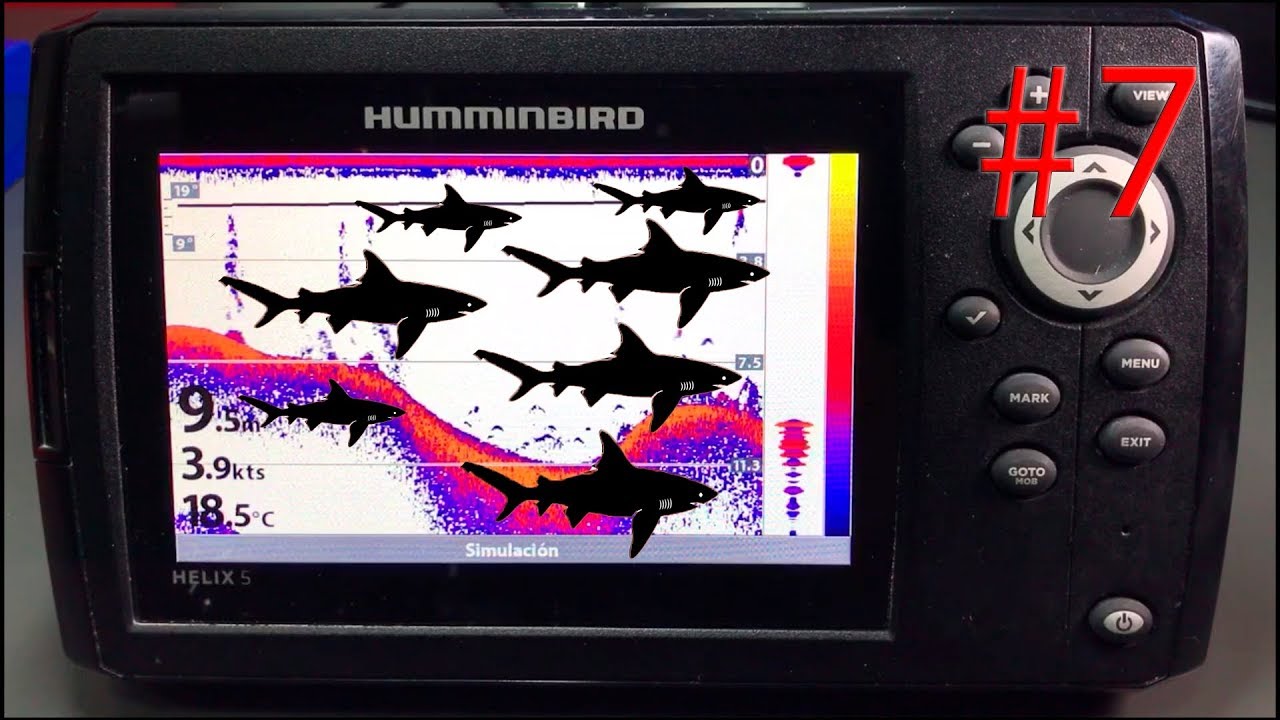 ▶️ Menú  SONDA Humminbird Configuración y vistas #7