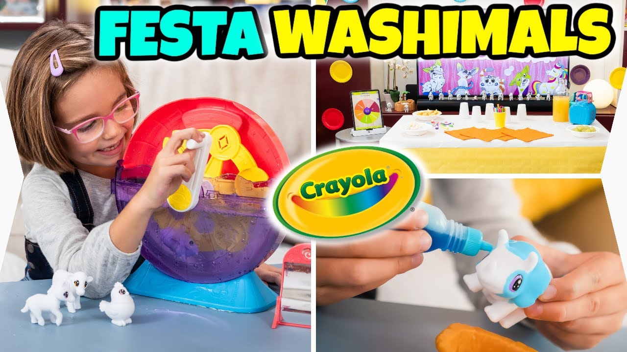 FESTA WASHIMALS CRAYOLA: Nuovi Cuccioli, Giochi e Attività Creative