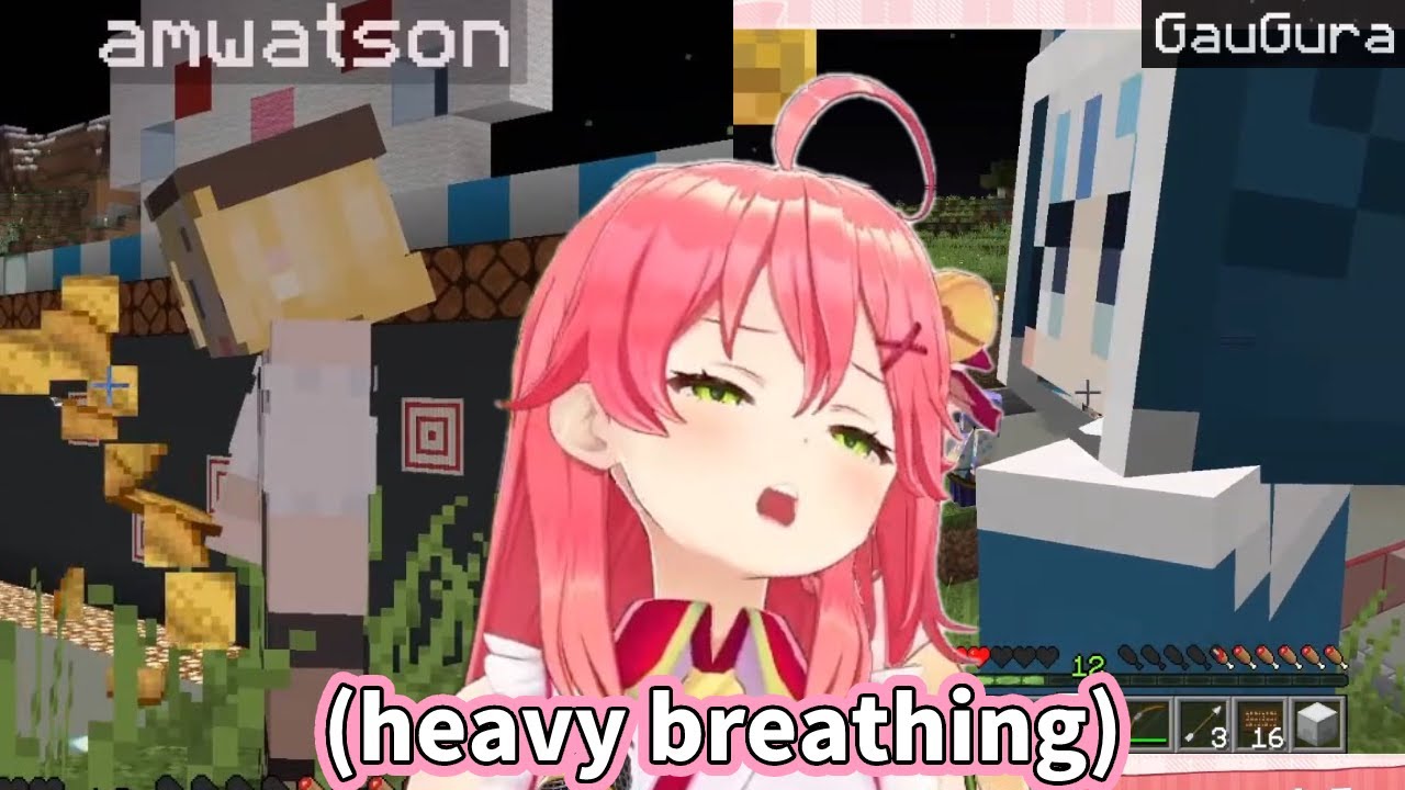 Miko is really excited to see Amelia and Gura at the festival [ENG Subbed Hololive / Sakura Miko]