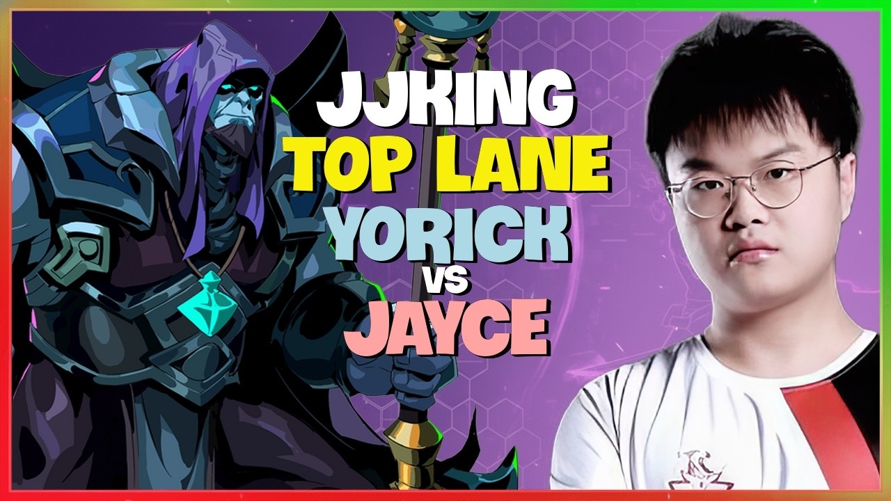 JJking Yorick: This Rank 1 Fiora Main is DEVASTATING Jayce in CN Super Server