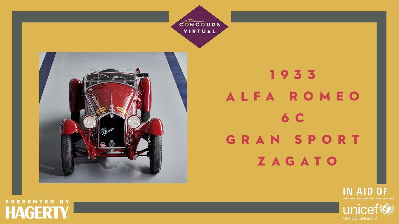 Class D: Pre-War Supercars | 1933 Alfa Romeo 6C Gran Sport Zagato