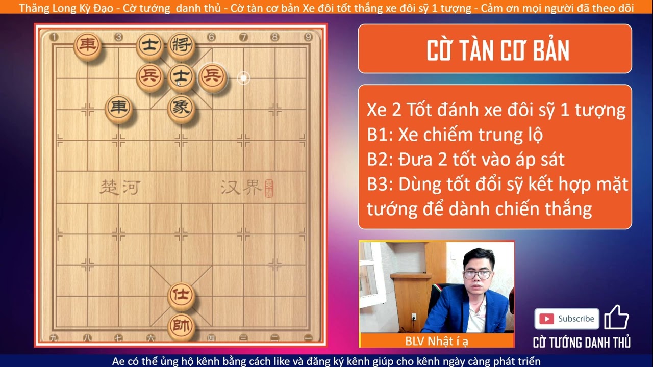 Cờ Tàn Cơ Bản | Chuyên đề xe tốt | Thăng Long Kỳ Đạo
