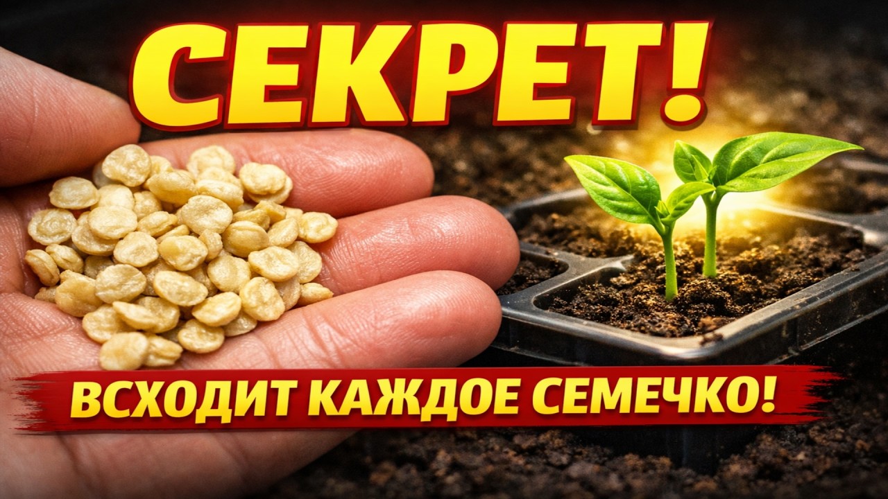 НЕ СЕЙТЕ ПЕРЕЦ, пока не узнаете ЭТОТ секрет! 100% всхожесть ГАРАНТИРОВАНА