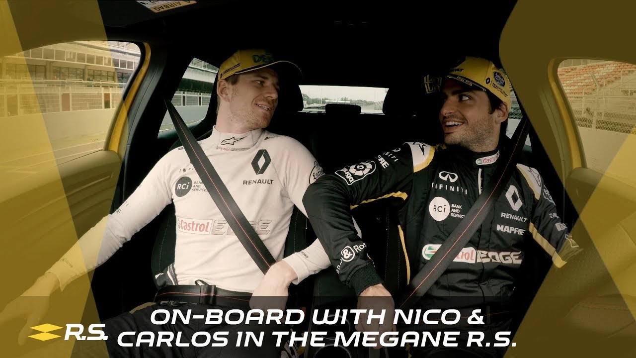 On-board with Nico & Carlos in the Mégane R.S.