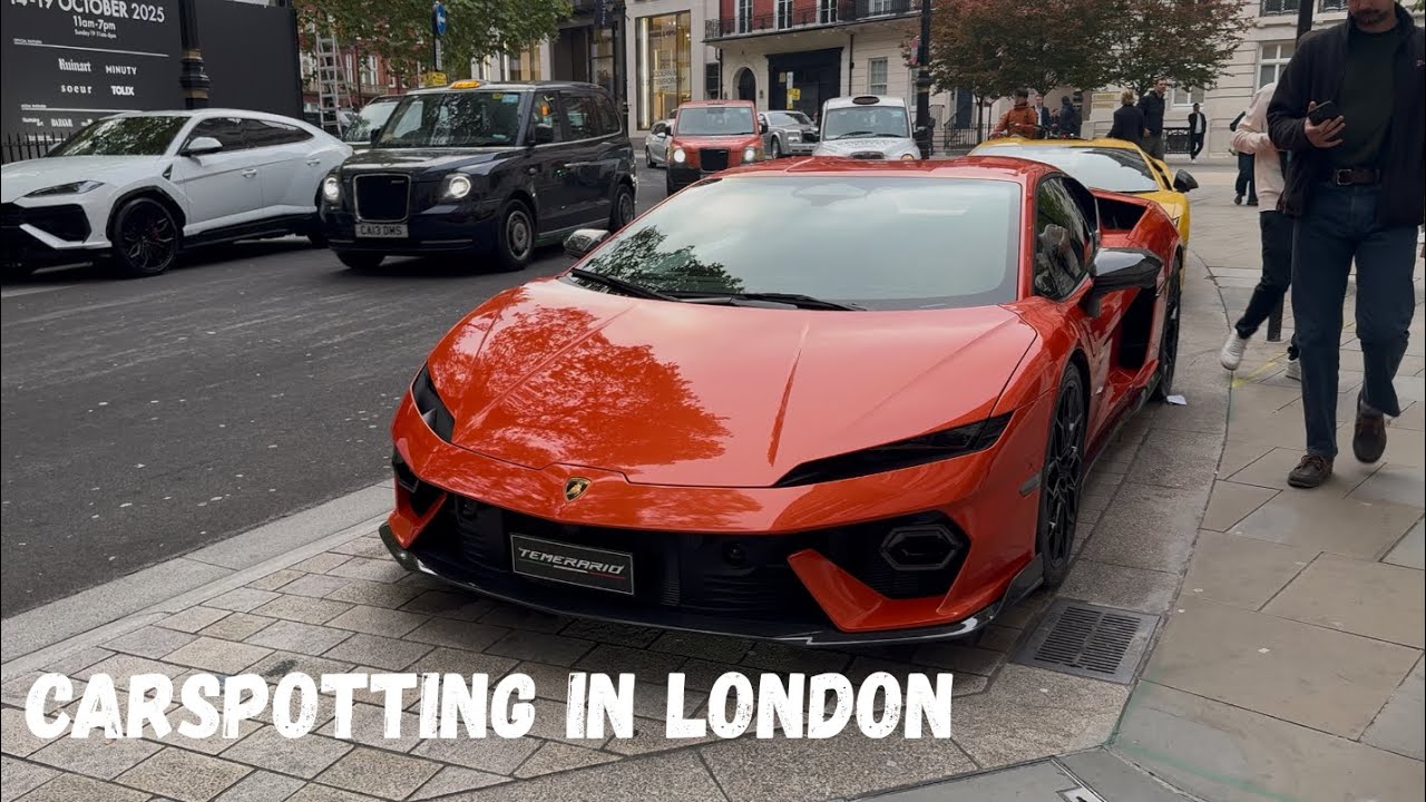 Brand new Lamborghini Fenomeno & Temerario - Carspotting in London!