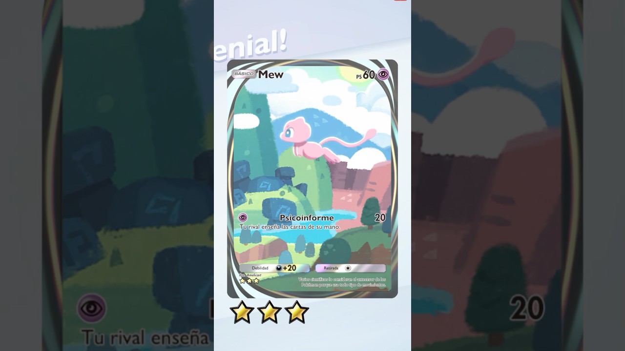 As&iacute; puedes conseguir a Mew, la CARTA M&Aacute;S RARA de Pok&eacute;mon TCG Pocket