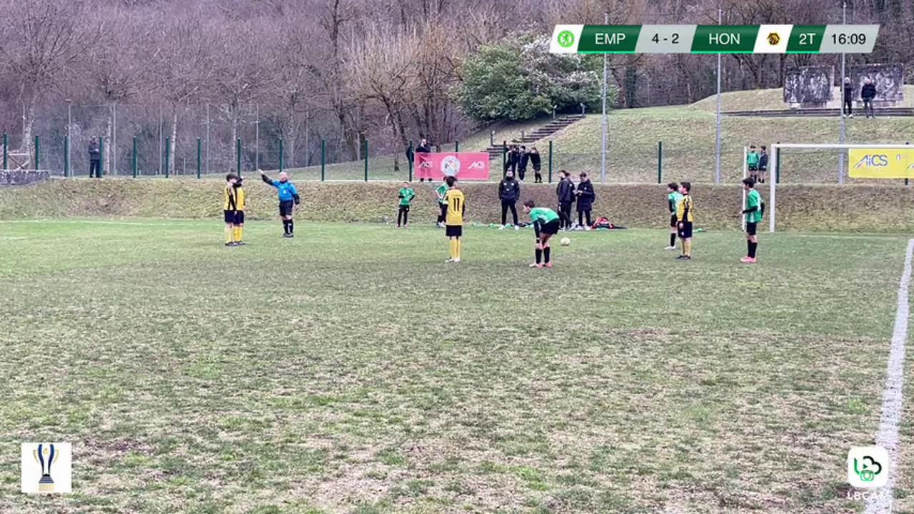 Diretta Trofeo Cascia Cup 2026 - Categoria 2014: Empire Marconi Rossa vs Honey MG Gialla.