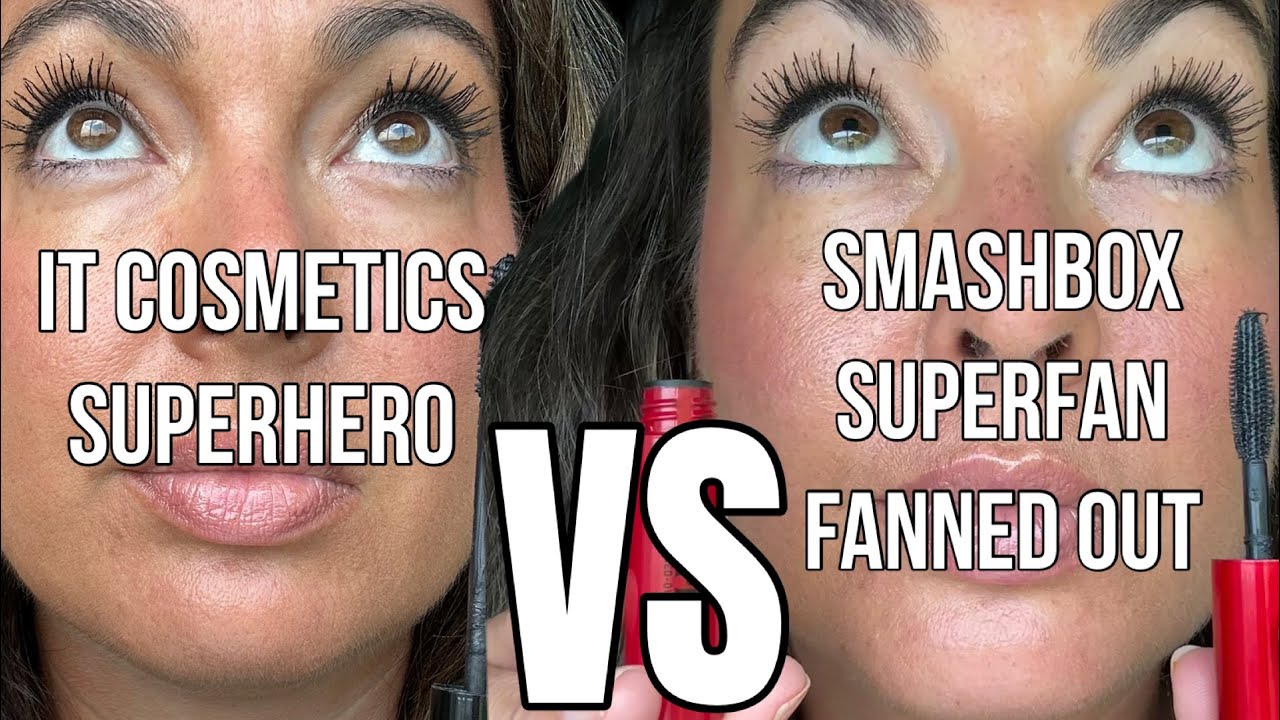 IT Cosmetics Superhero против Smashbox Super Fan: какая тушь лучше для объема и длины?
