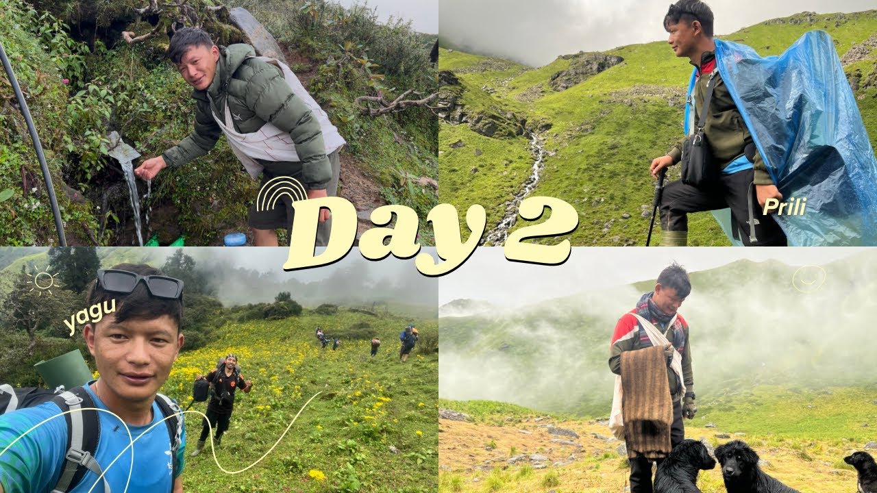 Day 2 (Part-ll) Dudhpokhari yatra ko dosro din// तप्रो देखि खोला सम्मको यात्रा🌺🌤️🌧️