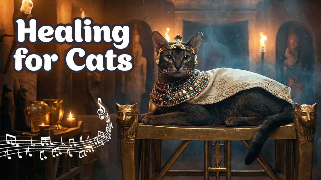 Ancient Egyptian Melodies: the Secret to a Happy, Relaxed Cat! 🐈✨