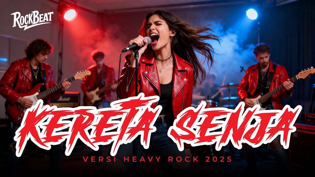 KERETA SENJA ROCK VERSION 2025 | COVER BY ROCBEAT STUDIO | Lagu Pop Jadul Versi Rock Powerful