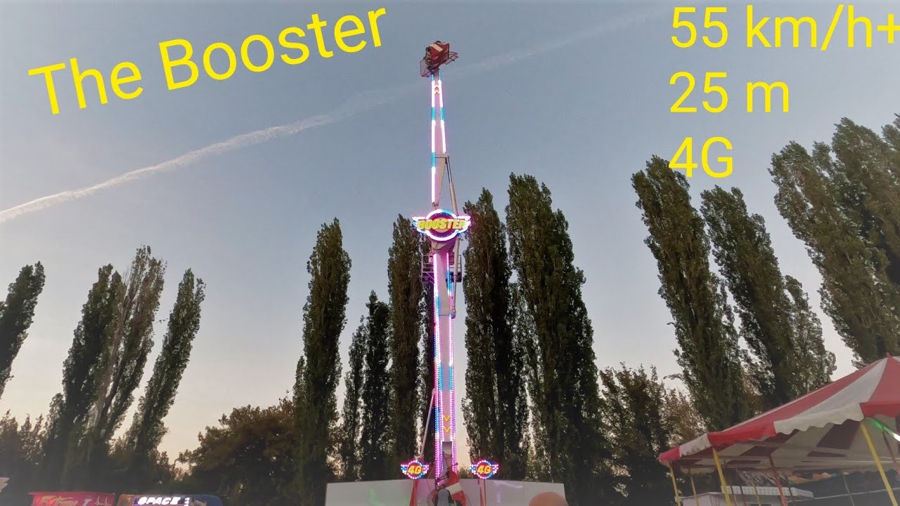 Hihetetlen féleltemetes vidámpark élmény! | The Booster | Kalapácshinta | 4G | 55km/h+ | 25 meter