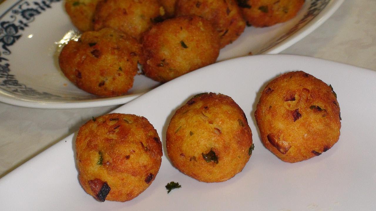 Malai Koftas for Malai Kofta Curry - Potato Cheese Balls - Indian Recipe by Bhavna
