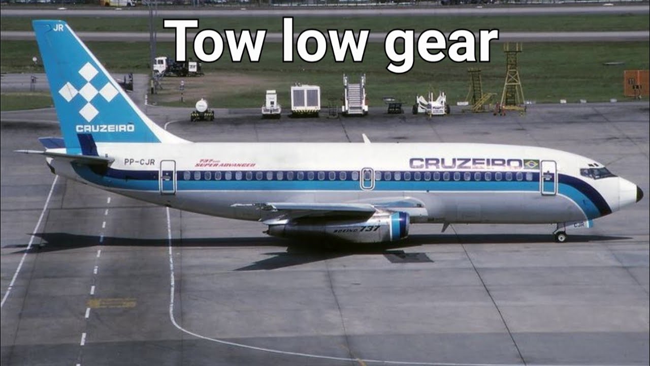 Tow low gear #airplene #alam
